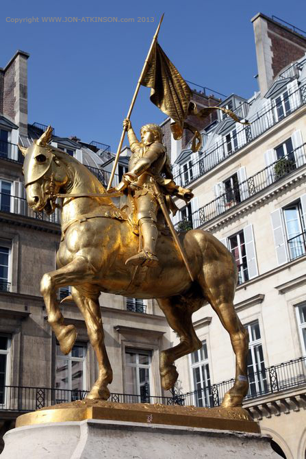 Joan of Arc Statue, Paris, France.